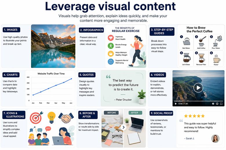 Visuals that get you noticed.